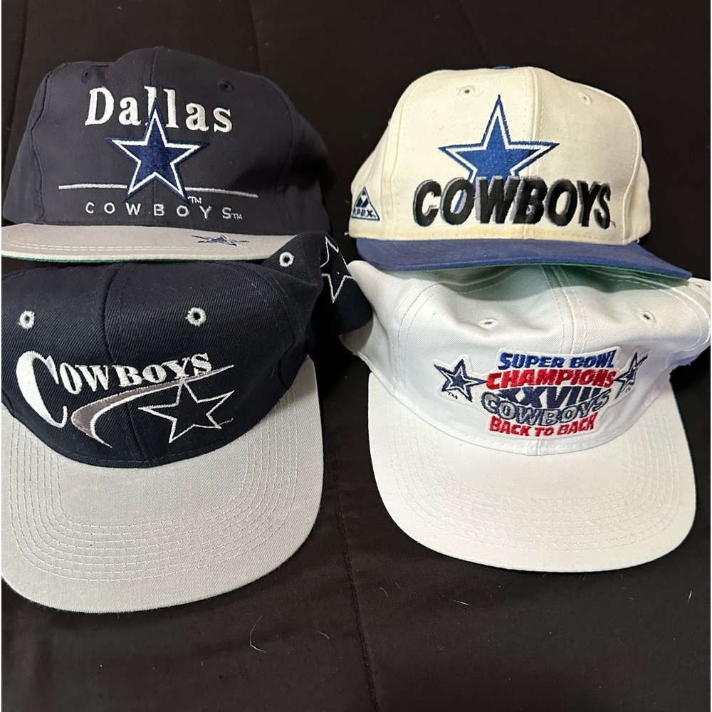 Dallas cowboys vintage snap back hats